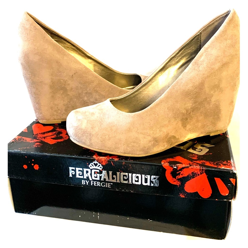Fergalicious Taupe Dreamer heels
